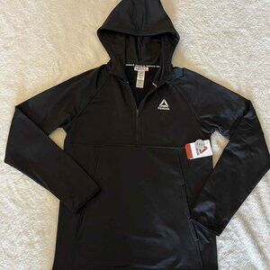 Reebok Slim Pullover hoodie Men's size Small black
